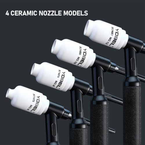 YOBEL 35PCS Jumbo TIG Cup Kit, Large Bore Gas Lens for WP-17/18/26 Torch