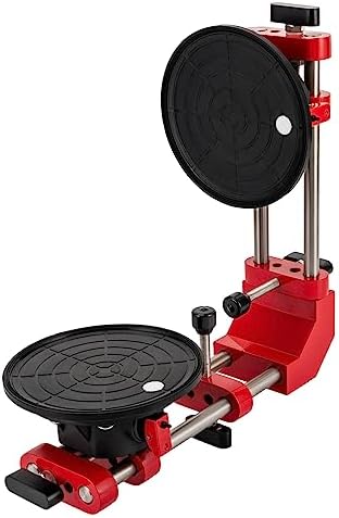 Adjustable Granite Seam Setter For Granite with 6.5 in Suction Cup | 90 Degree Countertop Seam Setter, 3-Knob Adjustment System, 0-2cm Height Range, Stainless Steel Rail, Wrench & Keys Included