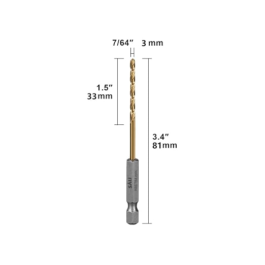 SALI Cobalt Drill Bit Set,20 Pack 7/64 Inch High Speed Steel Hex Shank Jobber Drill Bits, for Hardwood, Aluminum,Metal,Copper,Alloyed Steel
