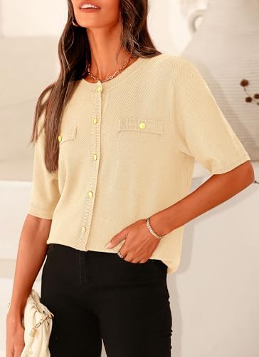 PRETTYGARDEN Women's Summer Casual Button Down Shirts