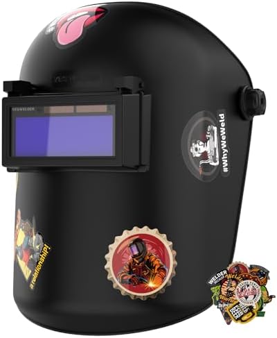 YESWELDER Auto-Darkening Welding Helmet, True Color, Shade 8-13