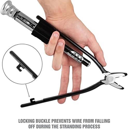 OEMTOOLS 9-Inch Safety Wire Pliers, Wire Twister with Reversible Action