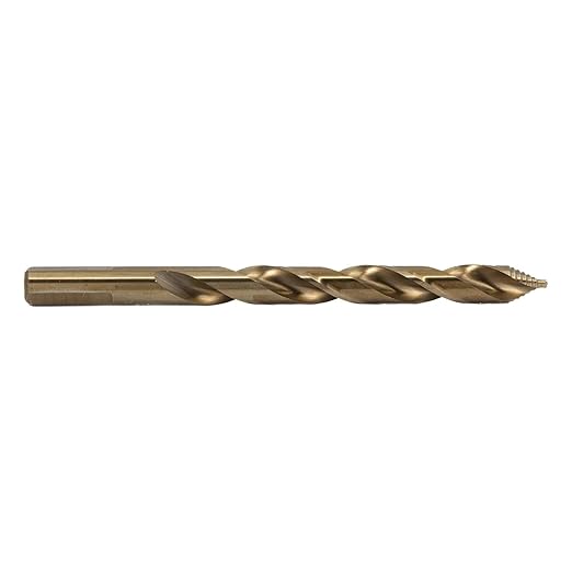 Drill America 7 Piece Cobalt Stepped Point Metric Drill Bit Set (3.00mm, 4.00mm, 5.00mm, 6.00mm, 7.00mm, 8.00mm, 10.00mm), GSC Series