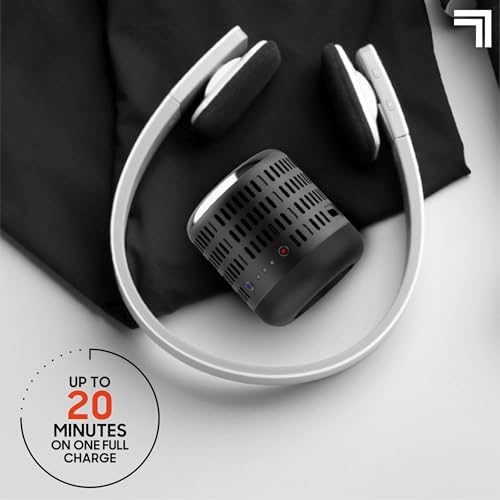 Sharper Image® Powerboost Hot + Cold Dual-Temperature Massage Gun Attachment - Instant Heat & Cold, 6 Temperature Levels, Compatible with Powerboost Massage Guns, Black