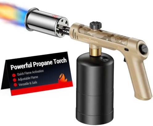 ThermoMaven Propane Torch Gun, One-Touch Max Fire Flame Thrower