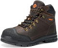 NINGO Steel Toe Work Boots for Men, Oil & Slip Resistant Construction Boots
