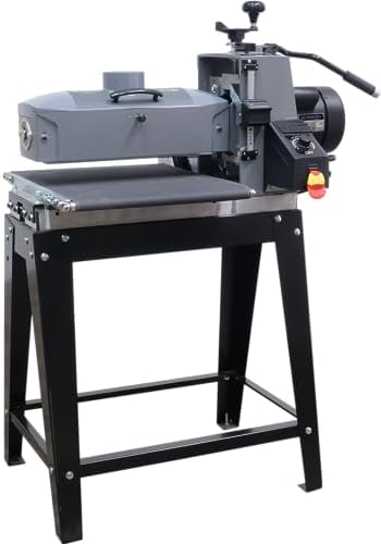 SuperMax 16-32 Drum Sander Open Stand INTELLISAND Technology Built-in DRO Quick Adjustment Lever