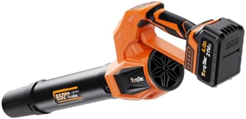 Cordless Leaf Blower, Rotatable Design, 850CFM Airflow