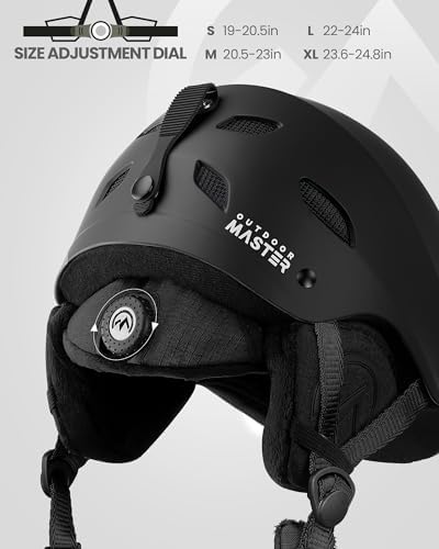 OutdoorMaster Kelvin Ski & Snowboard Helmet Set with RPO Goggles