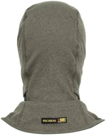 BOCOMAL FR Balaclava with Face Mask 7oz Midweight Arc Rated NFPA2112 CAT2