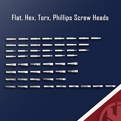 KNINE OUTDOORS Screwdriver Set Repair Kit Maintenance Tools with File Set, Hex Key Set, Ergonomical Designed T-BAR Ratcheting Wrench Rubber Mallet Bits Wrenches Adapters Pin Punches, 138 Set