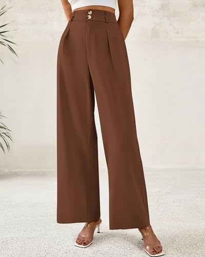 BTFBM Wide Leg Dress Pants Women Business Casual Outfits