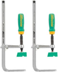 MICROJIG Matchfit DVC-850AP 2-In1, Track And In-Line Dovetail Clamp, 2-Pack, Green
