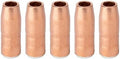 5PK N-A5818C Nozzle Large 5/8 Orifice 1/8 Recess For Bernard MIG Welding Guns for Mliier MDX-250 Acculock S N-A5818CM