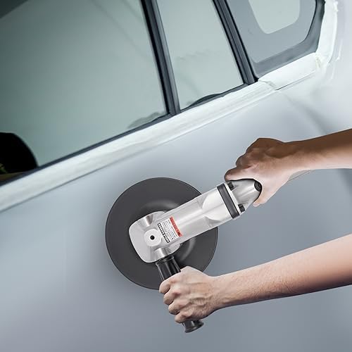 7-Inch Pneumatic Air Angle Sander, Right Angle Disc Air Sander Portable Handy Mini Air Sander 4500 Rpm in Homes, Car Shops, Repair Shops M16 Spindle Thread to Glass, Gas Stoves, Stones