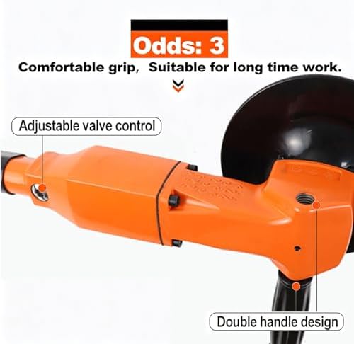 7" Pneumatic Orbital Sander Polisher, 4500 RPM Adjustable Speed Air Tool