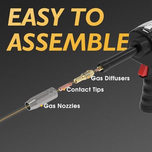 TOOLIOM 24Pcs Spool Gun Consumables Set for LBT150