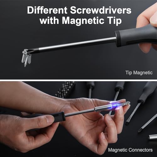 Growneer Tool Set, 241 Piece Home Tool Kit with Durable Metal Tools for Home Repair,DIY,Maintenance,Includes Screwdriver Wrench Hammer Scissors Tape Plier Tool Box Essential Mechanics Tools Kit