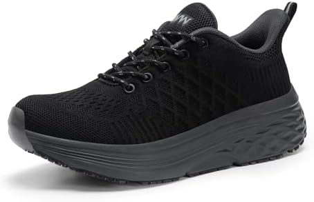 AVW Womens Non Slip Work Shoes Walking Sneakers Food Service Kitchen Shoes