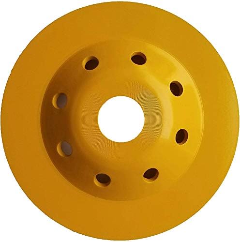 APLUS 5-Inch Diamond Cup Grinding Wheel, Turbo Diamond Grinder Disc for Concrete, Granite, Stone, Marble etc