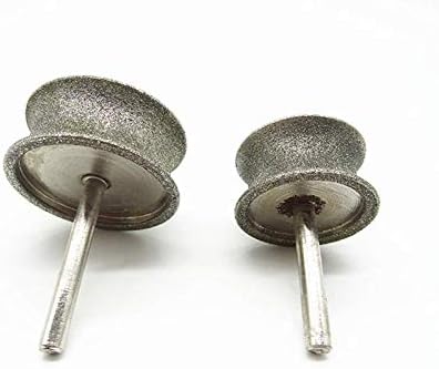 Cup Grinding Wheel,Abrasive,1Pc Round Pit Arc Heads Diamond Mounted Points Concave Type Head Jewelry Carving/a/20Mmx7Mm Coarse(60mm*20mm)