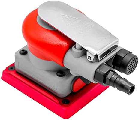 DATOUBOSS Random Orbit Sander Square Pneumatic Palm Air Sander for Car Waxing, Auto Body Work, Wood working Car Polisher