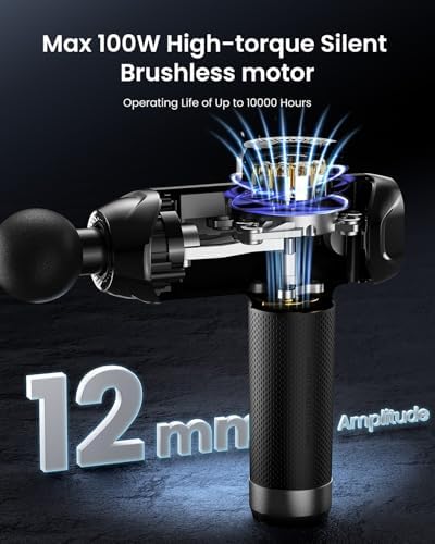 RENPHO Power+ Thermacool Massage Gun with Heat and Cold