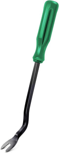 GOOACC Car Panel/Upholstery Remover Ergonomic Stainless Steel Fastener Remover - Easily Removes Plastic Fasteners Reduces Damage to Panels and Loss of Clips Green