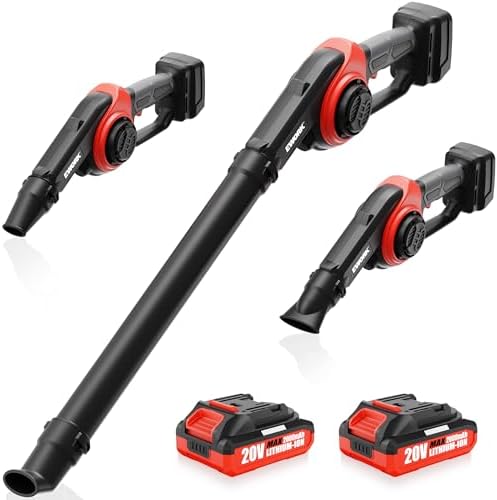 EWORK 20V Small Cordless Leaf Blower with 2 x 2.0Ah Battery and Charger