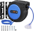 VEVOR Retractable Extension Cord Reel 75FT Heavy Duty 14AWG/3C SJTOW Blue