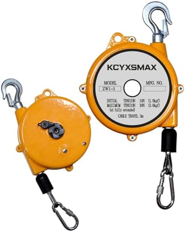 Retractable Spring Balancer, SelfLocking Ratchet Device with 3-m Wire Rope (ZW 1-3)