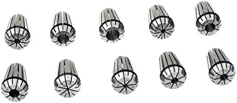 Ultra TIR 0.0002" Precision ER20 Collet Set INCH 11PC for CNC Engraving Machine & milling Lathe Tool 1/8 to 1/2
