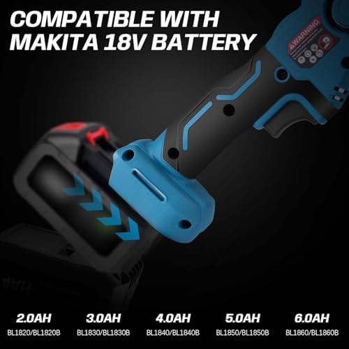Cordless Brushless Detail Belt Sander Compatible with Makita 18V, 6 Speeds