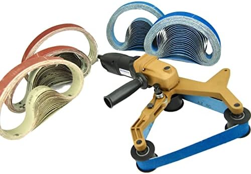BLUEROCK 40A & 100 Belts Pipe Polisher Grind Sander Belts fits Metabo
