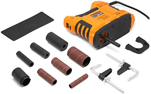 WEN HA5932 5-Amp Variable Speed Portable Oscillating Spindle Sander & POWERTEC 71002V Abrasive Cleaning Stick for Sanding Belts & Discs | Natural Rubber Eraser
