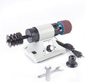110V 8000RPM Leather Polisher Grinder Machine Leather Edge Grinding Burnishing Tool with 4 Belts Practical for All Vegetable Tanned Leather Products（30*12.6*13cm）