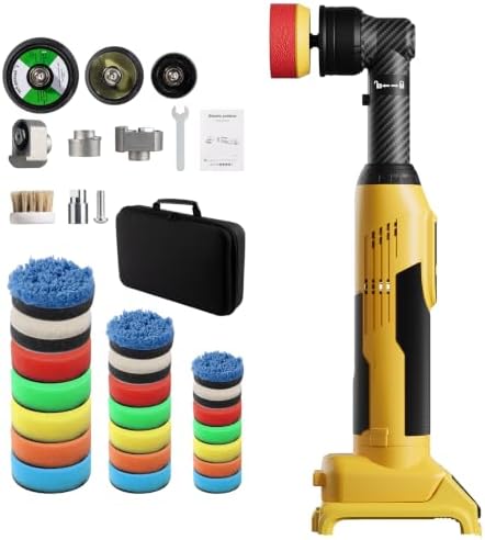 Cordless Mini RO/DA Car Polisher,DeWalt 21V Compatible, Tool Only