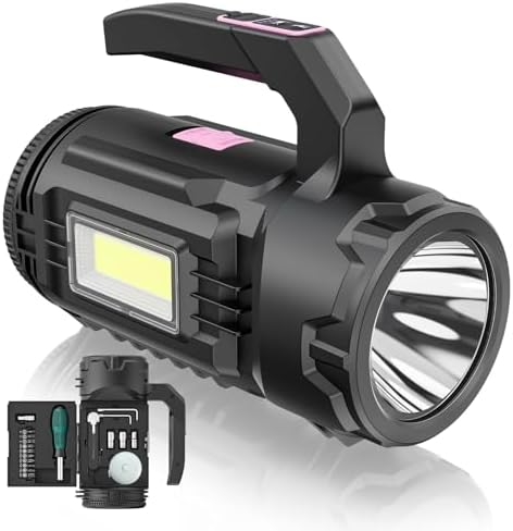 OGERY Rechargeable Flashlight, Multi-Tool Camping Lantern with 983LM