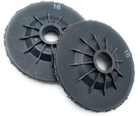 SIGNI 5 Pack SiC Plastic Back Grinding Wheel for Granite/Marble/Concrete and Glasses (4.5 INCH, 16 GRIT)