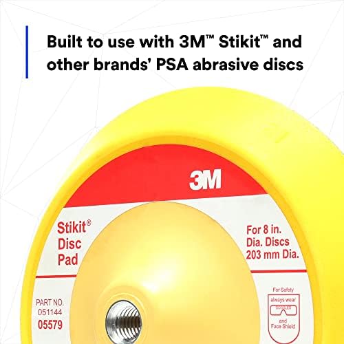 3M Stikit Abrasive Disc Back-up Pad, 05579, 8 in
