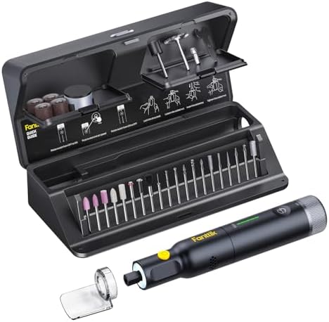 Fanttik F2 Pro Kit Cordless Rotary Tool Kit, Strong Motor 5 Speed 25000 RPM