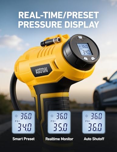 AstroAI Cordless Tire Inflator Portable Air Compressor 160PSI 12VDC Battery