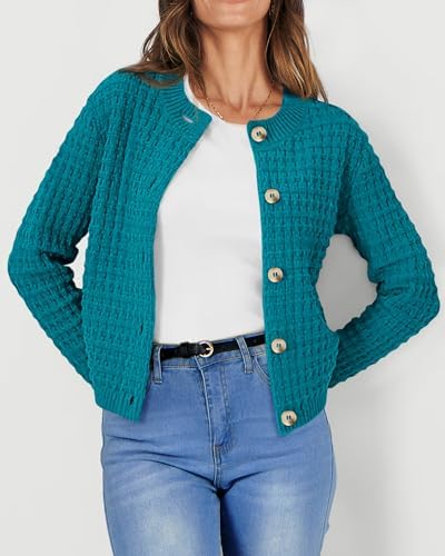 PRETTYGARDEN Women's Fall Lightweight Cardigan Sweaters