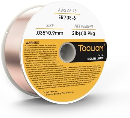 TOOLIOM ER70S-6 0.035" Mild Steel MIG Welding Wire 2LB
