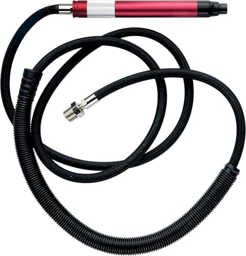 Chicago Pneumatic CP9104Q - Air Pencil Die Grinder Tool, Welder, Woodworking, Automotive Car Detailing, Stainless Steel Polisher, Heavy Duty, 1/8 Inch (3mm), 0.05 HP / 40 W - 60000 RPM, 0.25 , Red