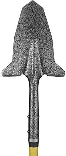 Spear Head Spade SHFD3 40" Yellow Garden Spade Shovel - Gardening Shovel with a 9" x 11" Beveled Blade, Steel-Reinforced Fiberglass Long Handle & Cushioned D-Grip - Digging Spade for Planting