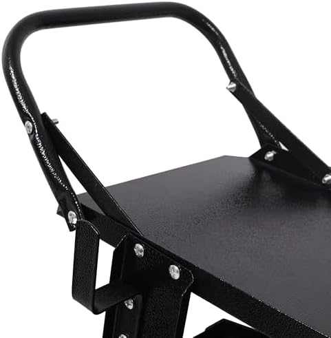 Heavy Duty Welding Cart, 2-Tier 4 Drawer Rolling Welder Trolley with 360° Swivel Wheels, Portable Storage Cart for MIG/TIG/ARC Welder & Plasma Cutter, 220LBS Load Capacity