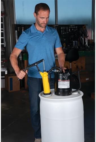 Performance Tool W54269 Lever Action Barrel Drum Pump, Yellow