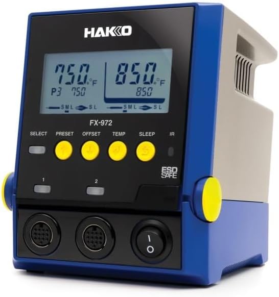 Hakko FX972-011 - Dual Port Soldering Station (Without Handpieces)