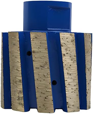 2 Inch Segmented Zero Tolerance Diamond Grinding Drum for Granite,Quartz,Marble,Concrete and Stone